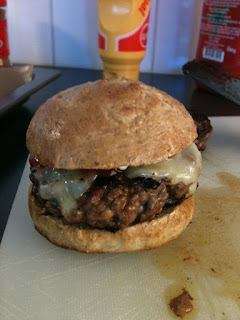 Hemmagjord hamburgare