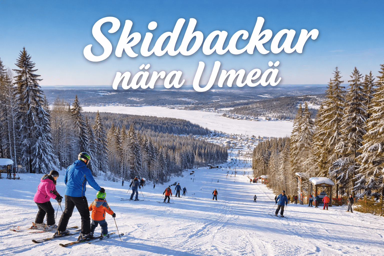 Skidbackar nära Umeå – perfekta för en dagsutflykt